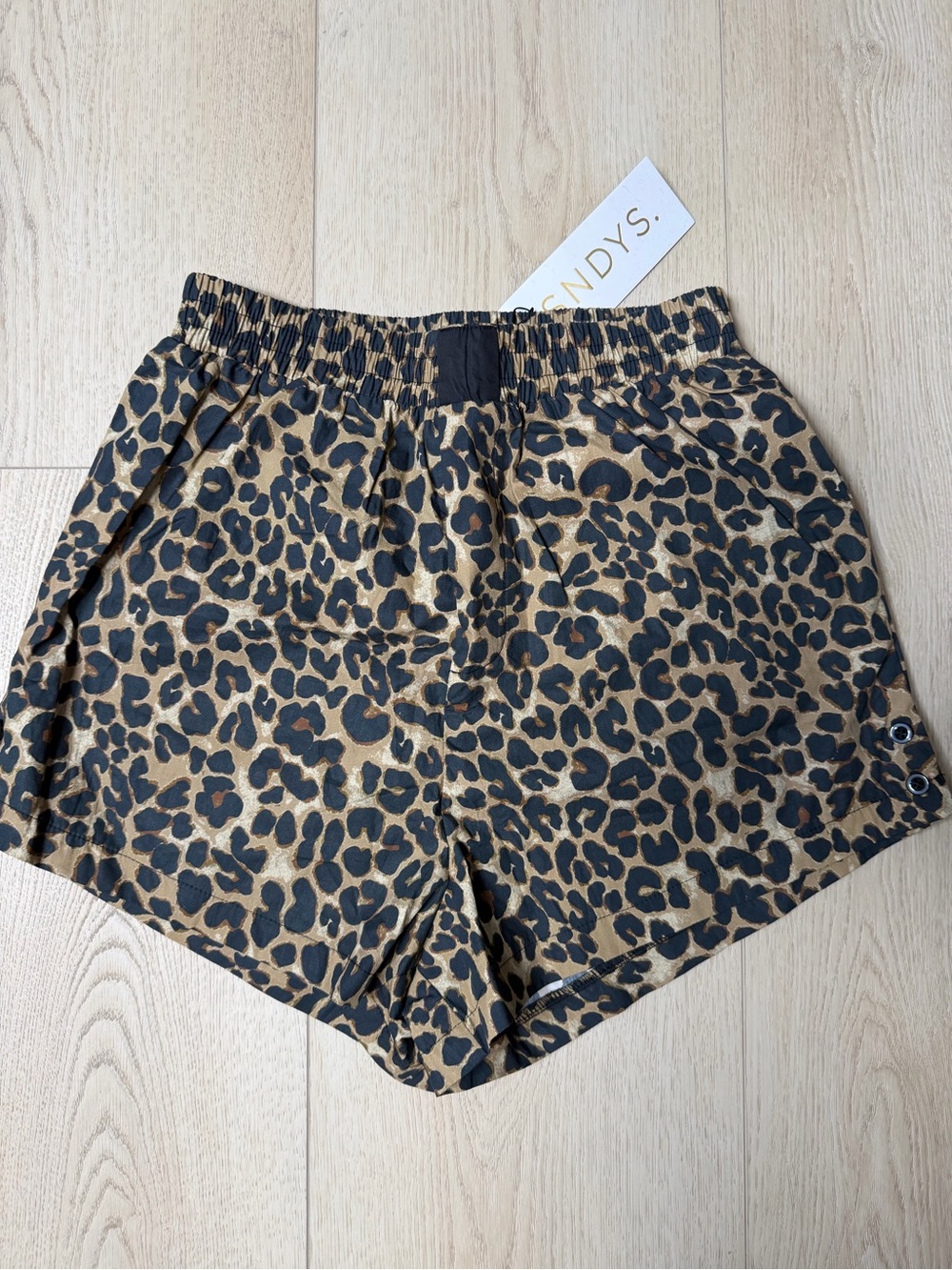 NWT Leopard Boxer Shorts - Size XS